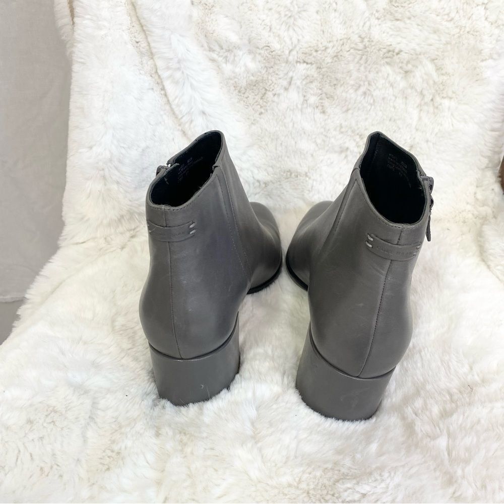 NEW Cole Haan Grand Ambition Holland gray leather block heel booties 10.5 - Picture 12 of 13